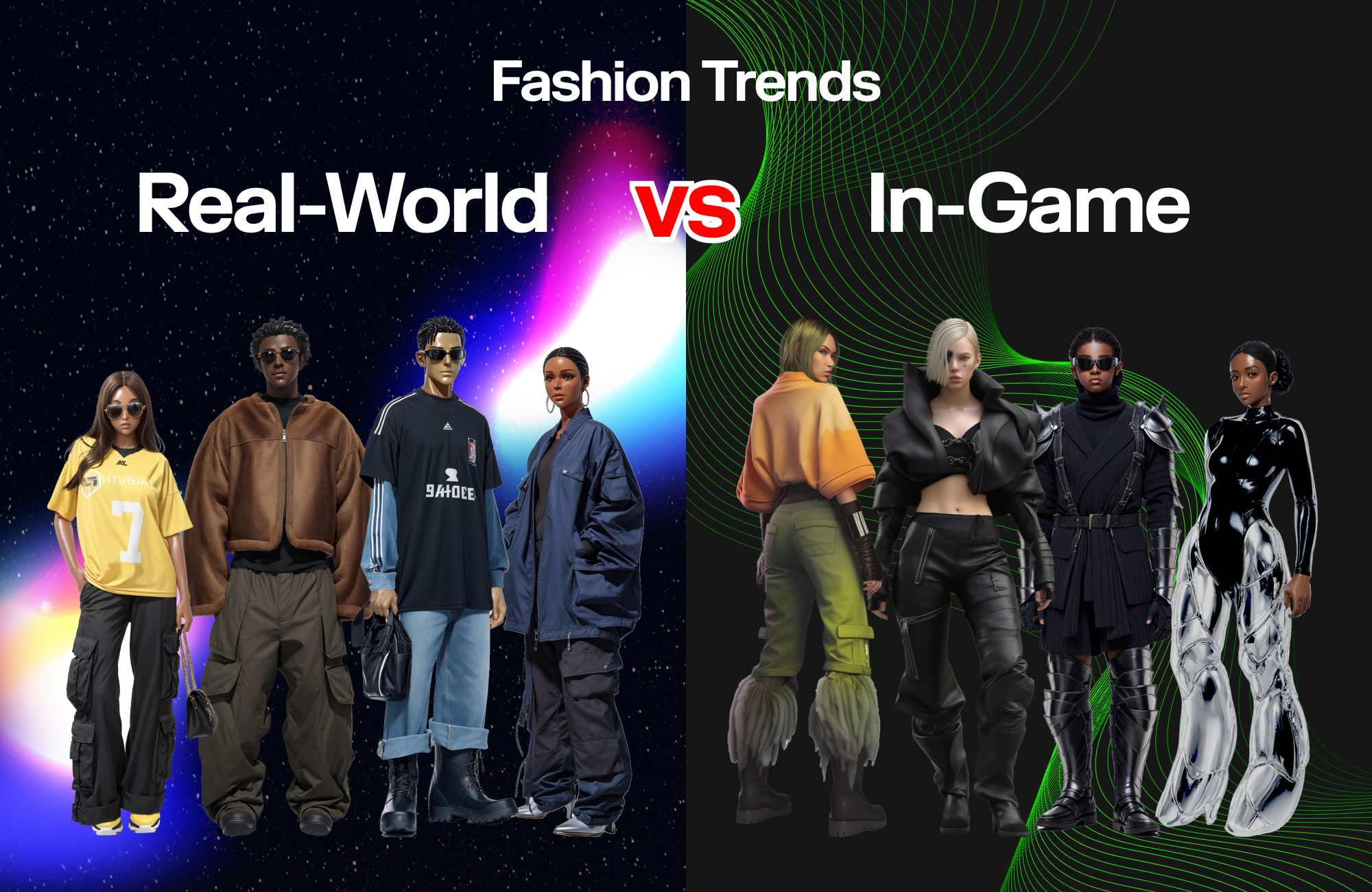 real world fashion, in game fashion, recent fashion trend