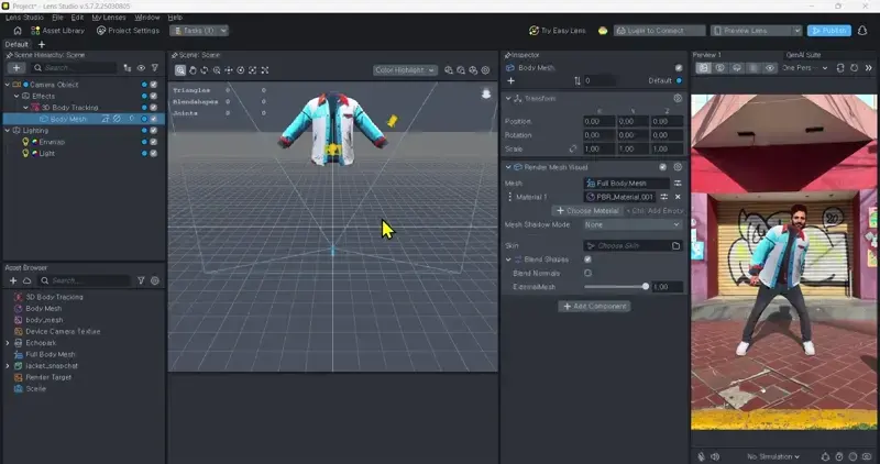 Insert a 3D model into the Scene Hierarchy